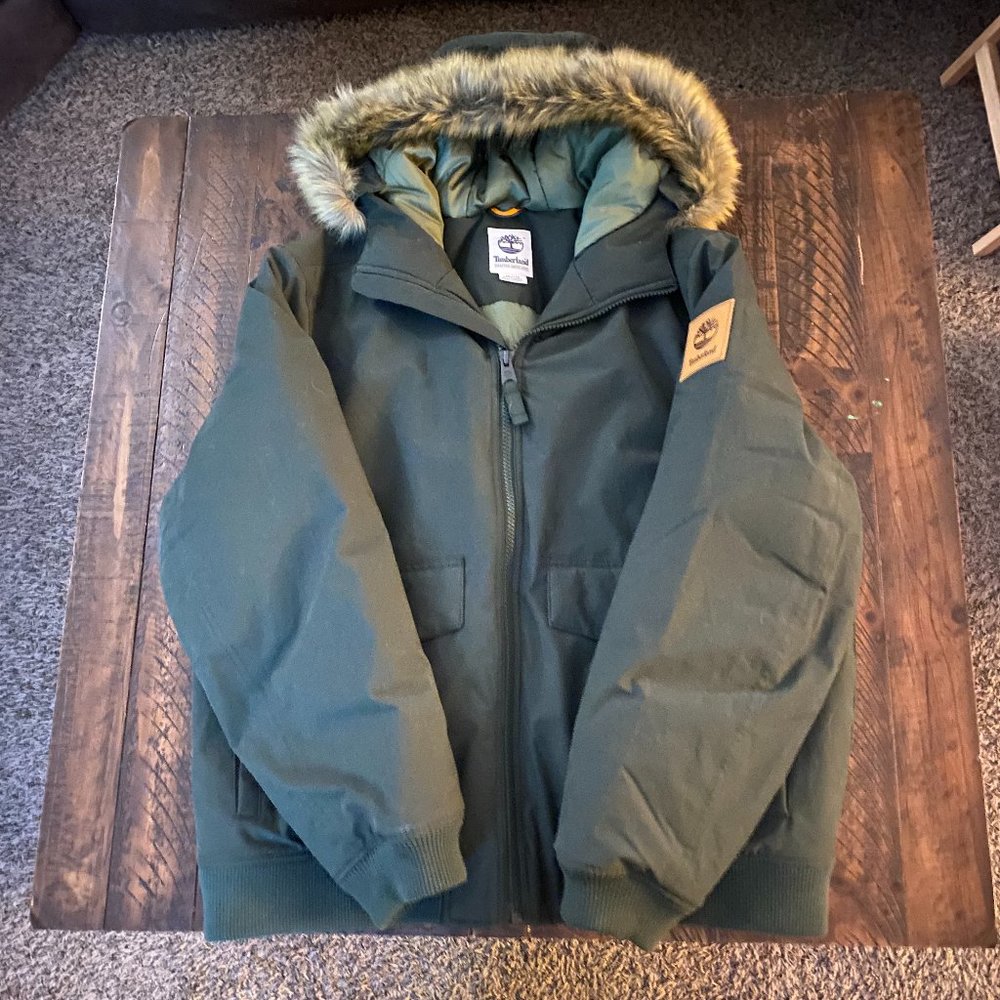 Timberland Puffy Waterproof Zip Up Parka!! Size XXL